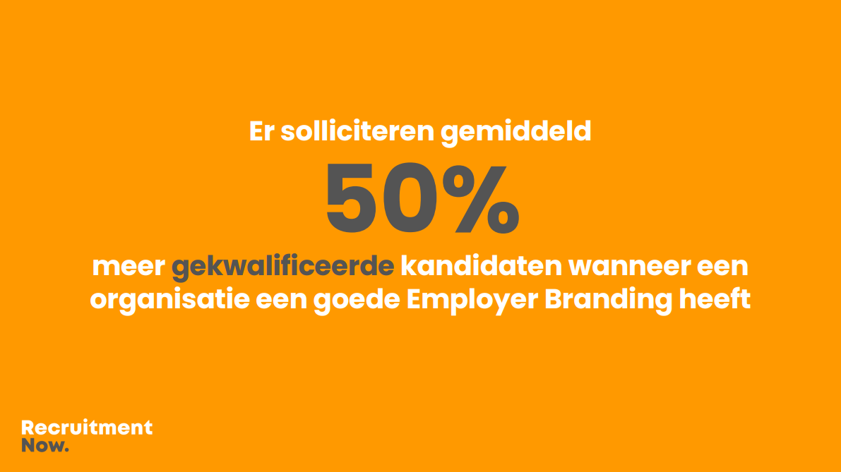 50% meer gekwalificeerde kandidaten door employer branding